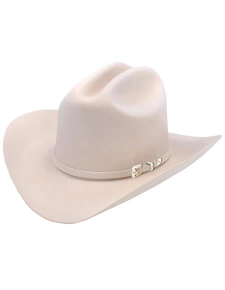 Silver Belly Joan Style Felt Cowboy Hat