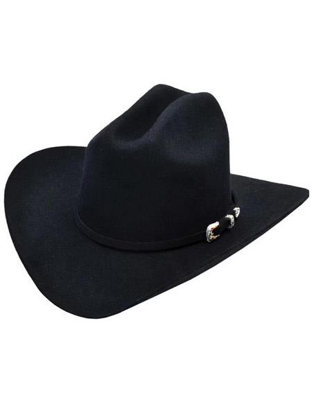 Wool & Beaver Felt Los Altos Hats-Joan Style Felt Cowboy Hat 4x 6x 10x Available Los Altos Hats