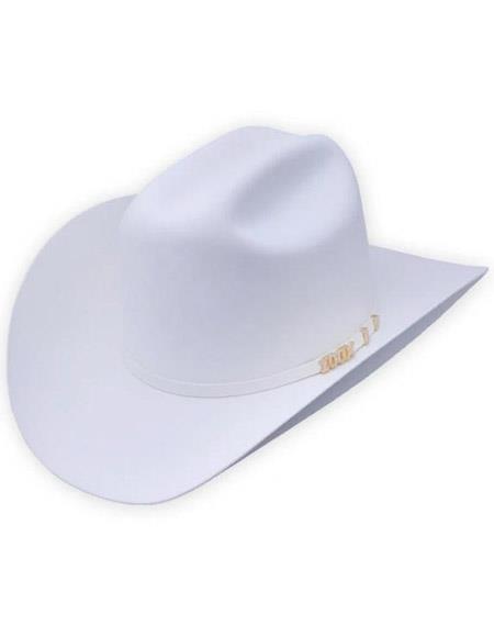 Serratelli Hat Company-100x Beaver Felt Comandant Cowboy Hat