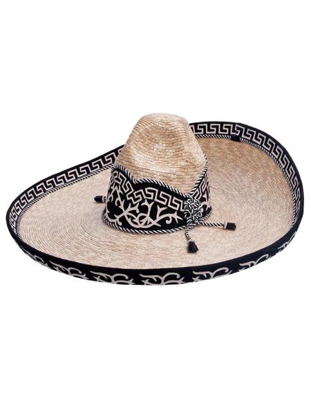 Sombreros Charros De Paja Black
