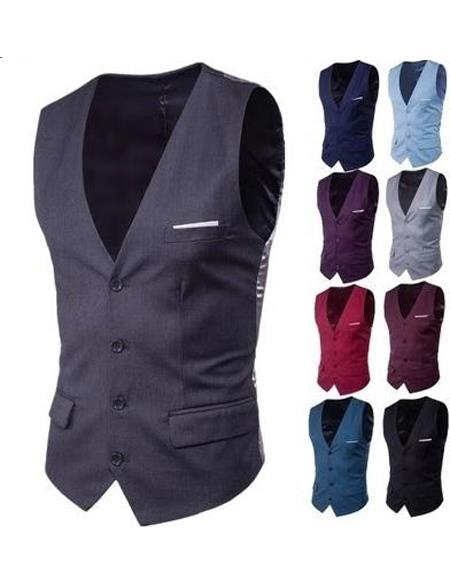 10 Different Colors Suit Vest  Mystery Bundle 10 For $100 ($10 Each)