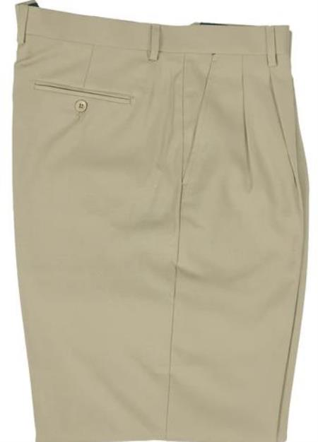 Double Pleated Pants 58-Oyster