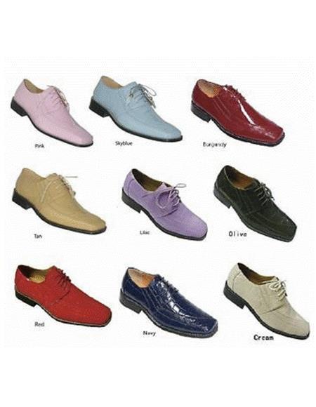 Mens Mystery Colorful Dress Shoes Bundle. 5 Shoes (you pick the size) (We pick the color and style) 