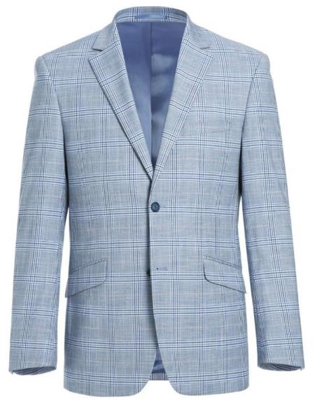 Renoir Tattaglia Classic Fit Suit Style# Plaid Suit - Checkered Suit - Business Suit