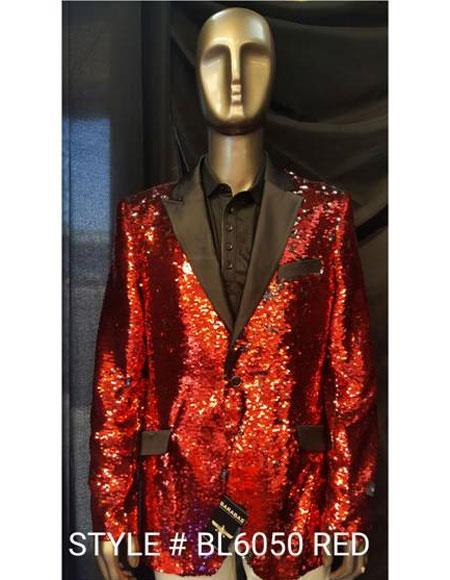 Big and Tall Mens Tuxedos - Red Tuxedo