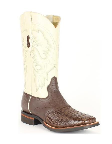 Off White Western Boots -  Ivory Cowboy Boots - Cream Western Boots
