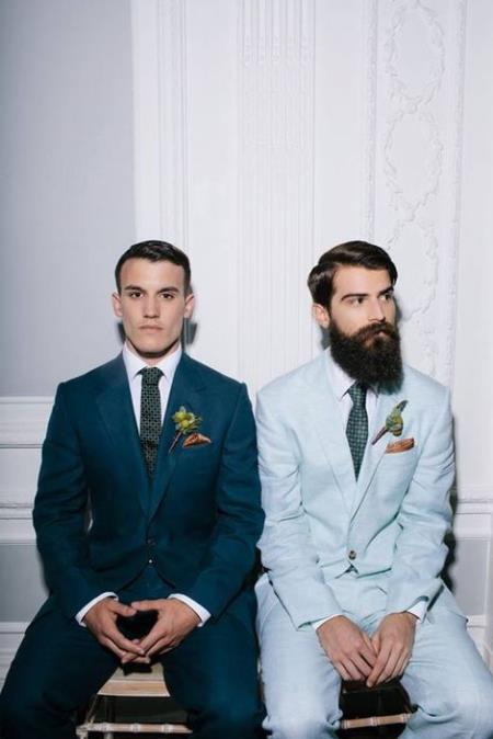 The Very Gay Wedding - suit post #2, white — The Very Simon G