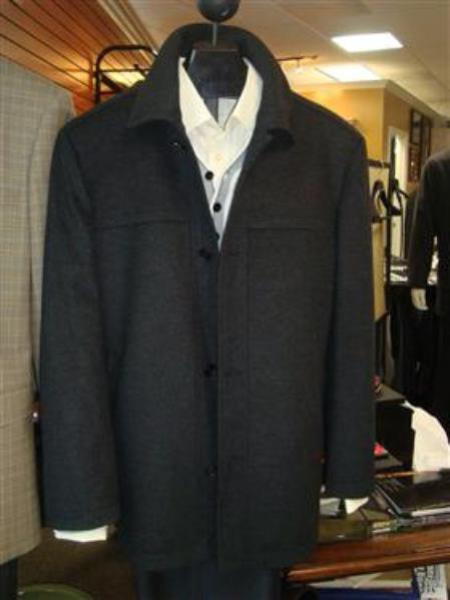 #J54335 Mens Overcoat - Topcoat - Color Overcoat