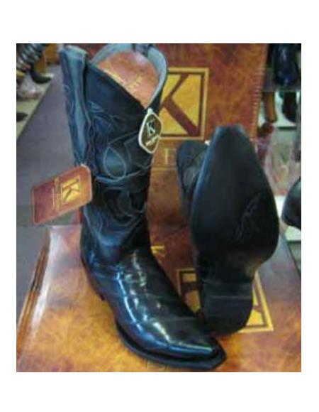 Mens Eel Cowboy Boot - 