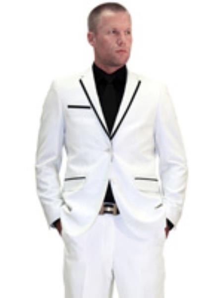White Groom Tuxedo