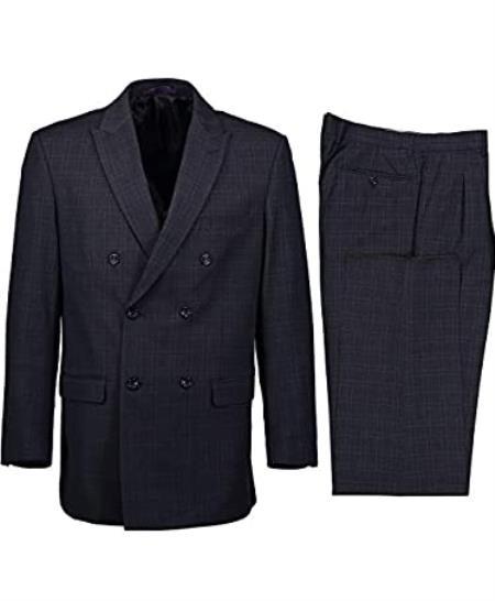 Old Man Navy Blue Suit - Old fashioned Suit - Old Style Suits - Old School Suits