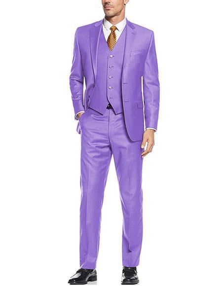 #J55485 Mens Lavender Tuxedo