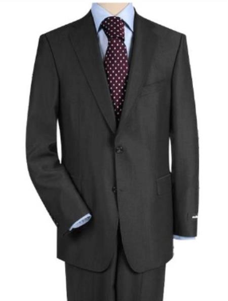 48 Short Suit - Mens Charcoal Gray Suits 48s - Wool