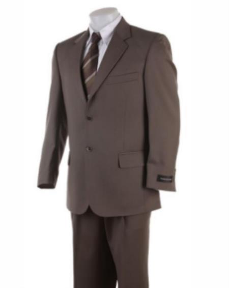 48 Short Suit - Mens Brown Suits 48s