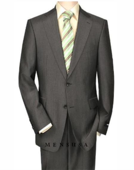 48 Short Suit - Mens Charocoal Suits 48s - Wool