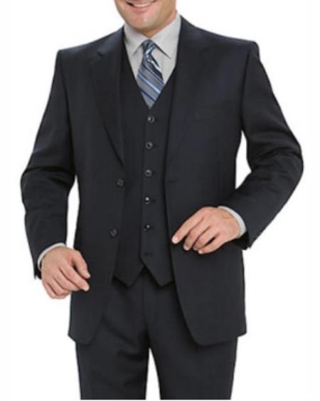 Mens 36 Long Suit - Size 36L Charcoal Gray Suit