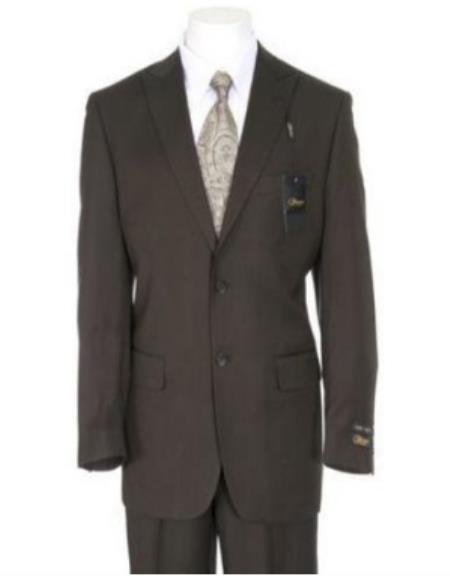 Mens 36 Long Suit - Size 36L Brown Suit