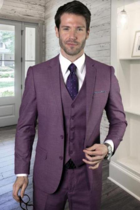 Call if not Text or Whatsup 3104300939 To Setup The Group - Call: 3104300939 Light Purple Suit - Purple Groomsmen Suit