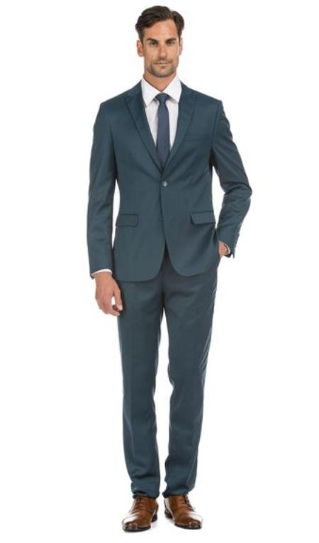 Call if not Text or Whatsup 3104300939 To Setup The Group - Call: 3104300939 Slim Fit Suits - Prom Suits - Dark Teal 2 Button Groomsmen Suit