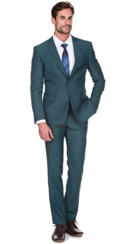 Call if not Text or Whatsup 3104300939 To Setup The Group - Call: 3104300939 Slim Fit Suits - Prom Suits - Sea Green 2 Button Groomsmen Suit