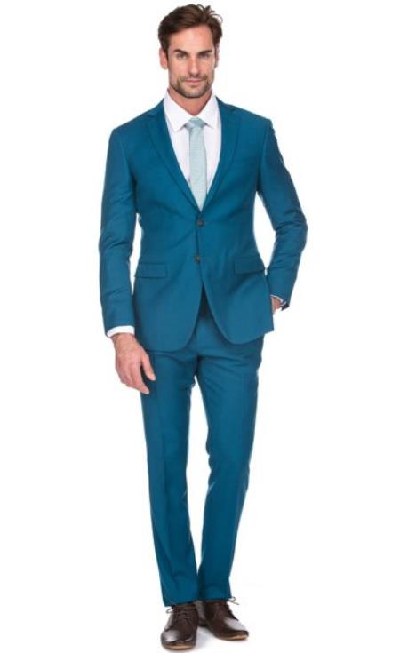 Call if not Text or Whatsup 3104300939 To Setup The Group - Call: 3104300939 Slim Fit Suits - Prom Suits - Summer Teal 2 Button Groomsmen Suit