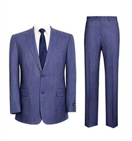 Budget Suits - Affordable Mens Suits Denim Blue