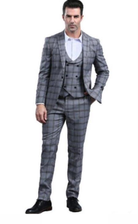 Budget Suits - Affordable Mens Suits Charcoal Grey