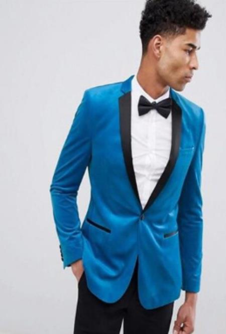Budget Suits - Affordable Mens Suits Bright Blue