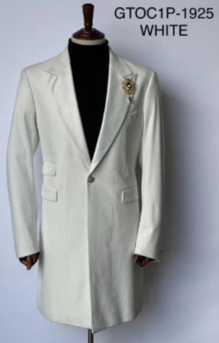 Velvet Tuxedo - Mens Velvet Blazer - Velvet Sport Coat - Three Quarter Length White