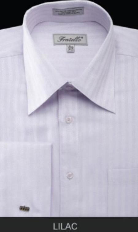 20 Inch Neck Dress Shirts in Lilac