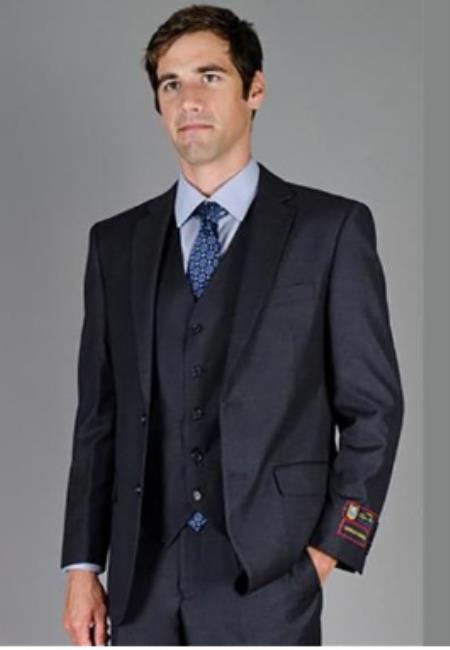 Budget Suits - Affordable Mens Suits - Charcoal