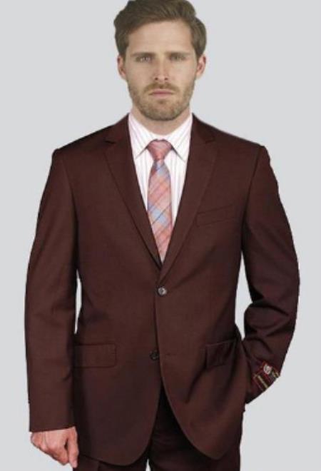 Budget Suits - Affordable Mens Suits - Brown