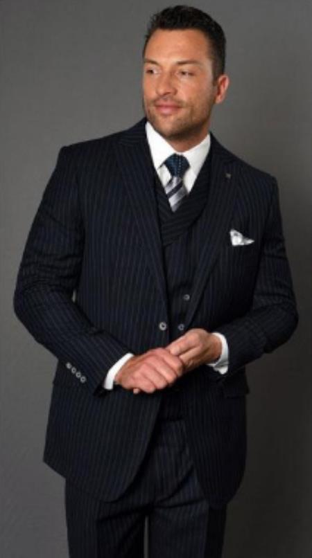 Budget Suits - Affordable Mens Suits - Navy