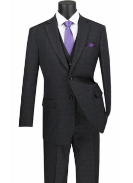 Budget Suits - Affordable Mens Suits - Black