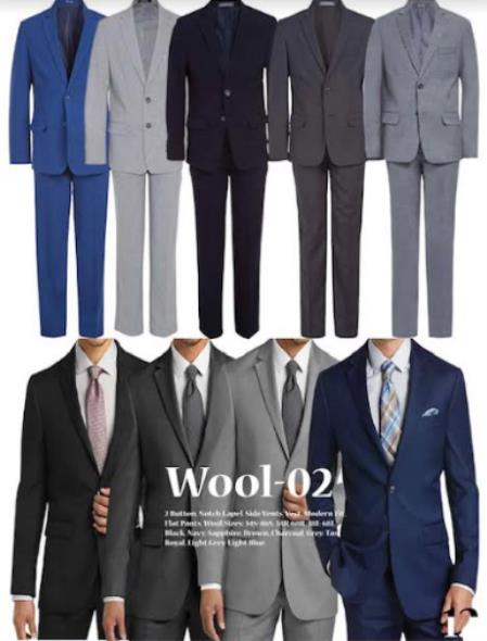 Package Of 4 Business Suits (We Pick Color Baised Of Availability) $390 - 4 For $390