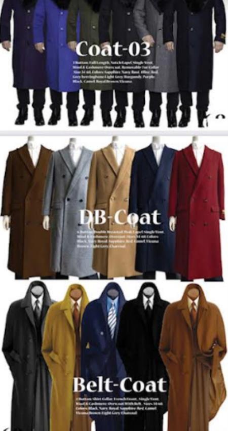 Package Of 4 Overcoats (We Pick Color Baised Of Availability) $439 - 4 For $439