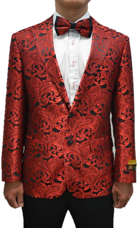 Red Prom Suit - Red Prom Tux - Red Suits For Prom