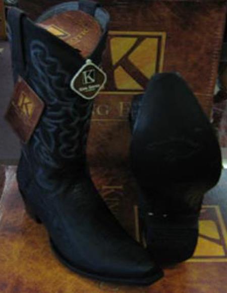 Mens Cowboy Boots Size 13 Black