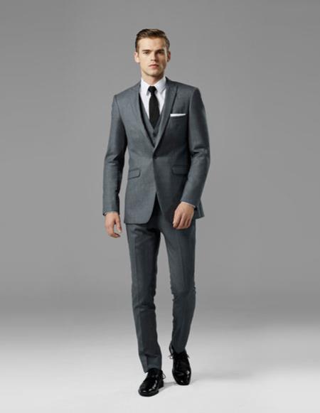 Mens Black Friday Suit Sales - Suit Deals + Free Tie - Wool