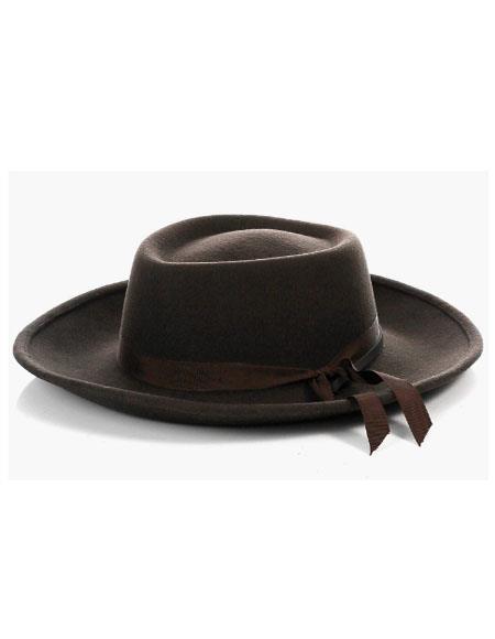 Pachuco Hats - Dark Brown Hat - Wool