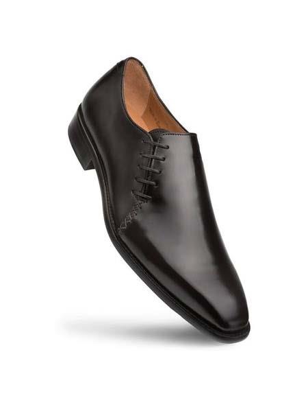 Mezlan Designer Shoes Men's Black Luxury Side Lace Up Nicos