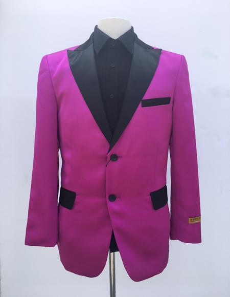 Product#JA60820 Pink Tuxedo - Pink Dinner Jacket