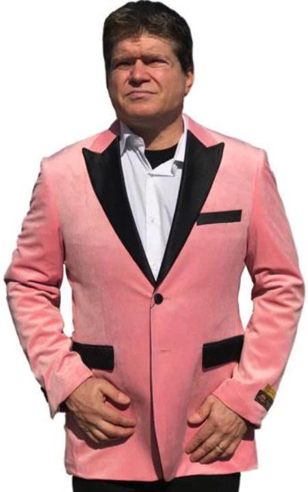 Product#JA60826 Pink Tuxedo - Pink Dinner Jacket