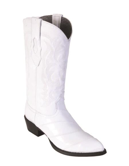 Los Altos Cowboy Boots White