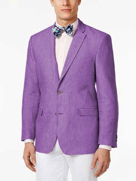 Product#JA61500 Mens Linen Blazer - Lavender Linen Sport Coat - Summer Blazer