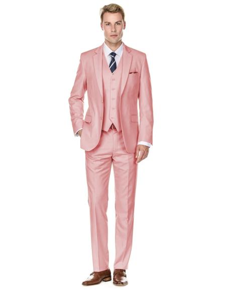 Retro Paris Suits - Retro Paris - Retro Mens LT Pink Suits - Style 