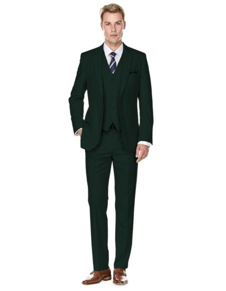 Retro Paris Suits - Retro Paris - Retro Mens Emerald Suits - Style 