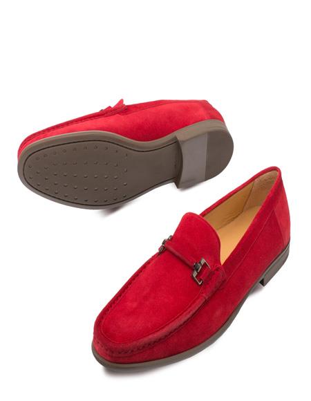 Authentic Mezlan Loafer - Mezlan Loafer - Mezlan Slip On Red