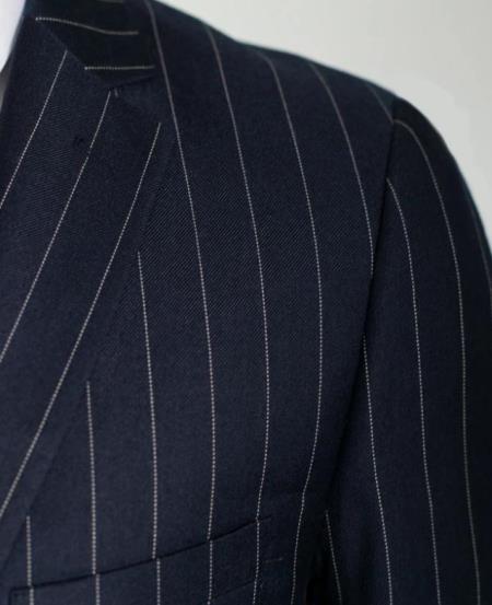 #J49494 Pinstripe Suits - Pattern Suit