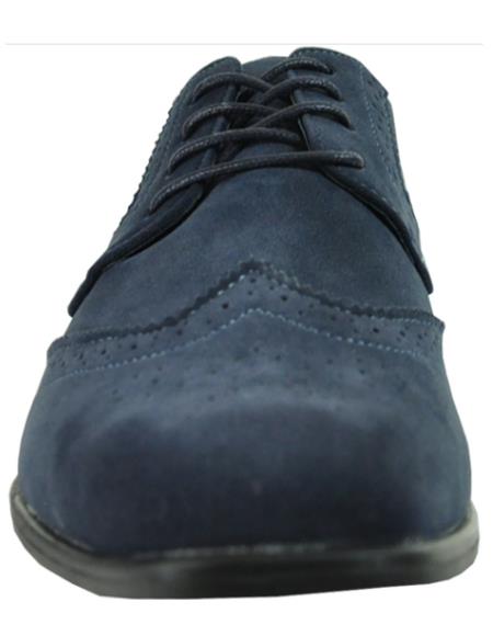 Product#J50254 Men's Wide Width Dress Shoe Blue